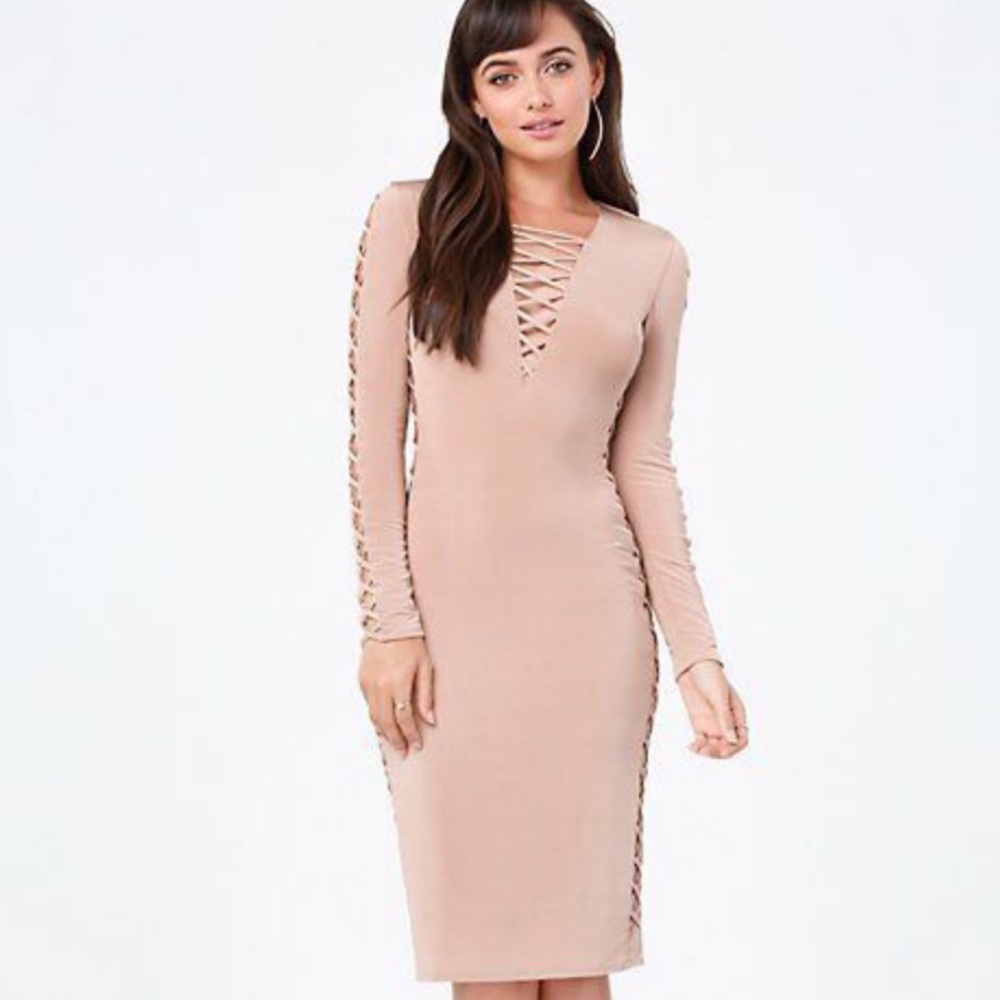 midi dress bebe